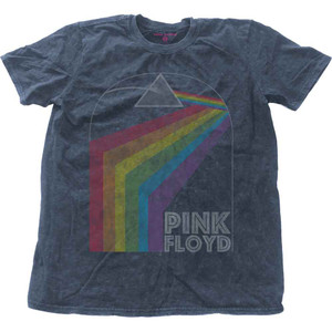 Pink Floyd Unisex T-Shirt: Prism Arch (Denim Blue) (Wash Collection) Pink Floyd Unisex T-Shirt: Prism Arch (Denim Blue) (Wash Collection)