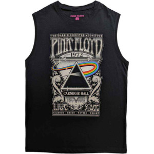 Pink Floyd Unisex Tank T-Shirt: Carnegie Hall Poster (Black) Pink Floyd Unisex Tank T-Shirt: Carnegie Hall Poster (Black)