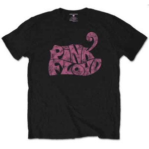 Pink Floyd Unisex T-Shirt: Swirl Logo (Black) Pink Floyd Unisex T-Shirt: Swirl Logo (Black)