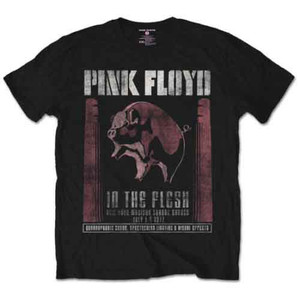 Pink Floyd Unisex T-Shirt: In the Flesh (Black) Pink Floyd Unisex T-Shirt: In the Flesh (Black)