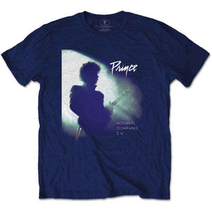 Prince Unisex T-Shirt: Nothing Compares 2 U (Navy Blue) Prince Unisex T-Shirt: Nothing Compares 2 U (Navy Blue)