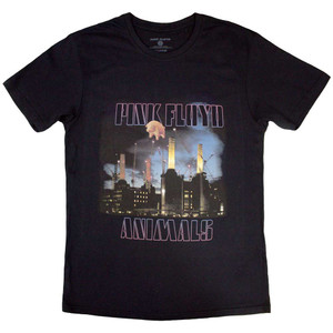 Pink Floyd Unisex T-Shirt: Animals Contsruction (Black) Pink Floyd Unisex T-Shirt: Animals Contsruction (Black)