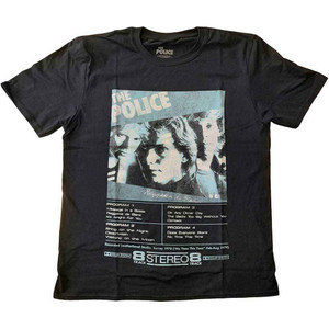 The Police Unisex T-Shirt: Reggatta 8 Track (Black) The Police Unisex T-Shirt: Reggatta 8 Track (Black)
