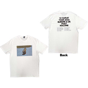 Post Malone Unisex T-Shirt: Resurface 2023 Tour Dates (White) (Back Print & Ex-Tour) Post Malone Unisex T-Shirt: Resurface 2023 Tour Dates (White) (Back Print & Ex-Tour)