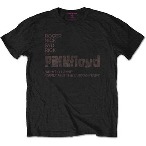 Pink Floyd Unisex T-Shirt: Arnold Layne Demo (Black) Pink Floyd Unisex T-Shirt: Arnold Layne Demo (Black)