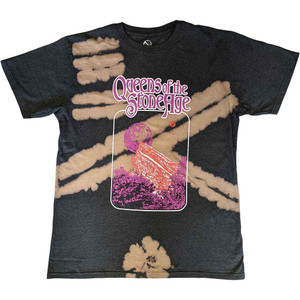 Queens Of The Stone Age Unisex T-Shirt: Planet Frame (Black) (Wash Collection) Queens Of The Stone Age Unisex T-Shirt: Planet Frame (Black) (Wash Collection)