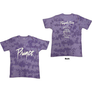 Prince Unisex T-Shirt: Purple Rain (Purple) (Back Print & Wash Collection) Prince Unisex T-Shirt: Purple Rain (Purple) (Back Print & Wash Collection)