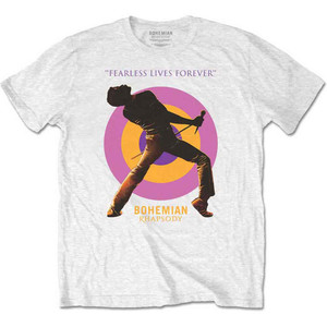 Queen Unisex T-Shirt: Fearless (White) Queen Unisex T-Shirt: Fearless (White)