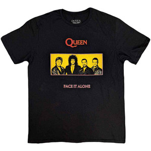 Queen Unisex T-Shirt: Face It Alone Panel (Black) Queen Unisex T-Shirt: Face It Alone Panel (Black)