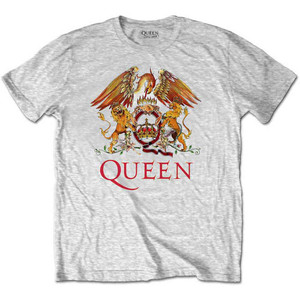 Queen Kids T-Shirt: Classic Crest (Heather Grey) Queen Kids T-Shirt: Classic Crest (Heather Grey)
