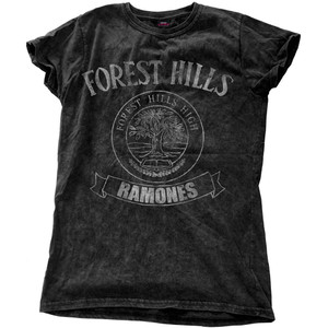 Ramones Ladies T-Shirt: Forest Hills Vintage (Black) (Wash Collection) Ramones Ladies T-Shirt: Forest Hills Vintage (Black) (Wash Collection)