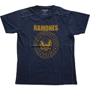 Ramones Unisex T-Shirt: Presidential Seal (Navy Blue) (Wash Collection) Ramones Unisex T-Shirt: Presidential Seal (Navy Blue) (Wash Collection)
