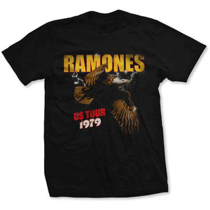 Ramones Unisex T-Shirt: Tour 1979 (Black) Ramones Unisex T-Shirt: Tour 1979 (Black)