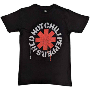 Red Hot Chili Peppers Unisex T-Shirt: Stencil (Black) Red Hot Chili Peppers Unisex T-Shirt: Stencil (Black)