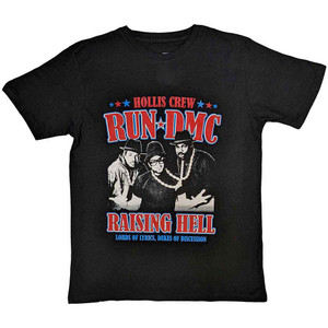 Run DMC Unisex T-Shirt: Raising Hell Americana (Black) Run DMC Unisex T-Shirt: Raising Hell Americana (Black)