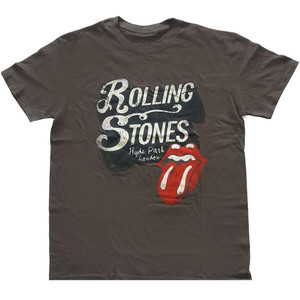 The Rolling Stones Unisex T-Shirt: Hyde Park (Charcoal Grey) The Rolling Stones Unisex T-Shirt: Hyde Park (Charcoal Grey)