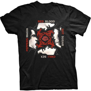 Red Hot Chili Peppers Unisex T-Shirt: Blood/Sugar/Sex/Magic (Black) Red Hot Chili Peppers Unisex T-Shirt: Blood/Sugar/Sex/Magic (Black)
