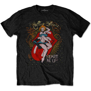 The Rolling Stones Unisex T-Shirt: Start me up (Black) The Rolling Stones Unisex T-Shirt: Start me up (Black)