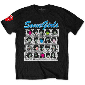 The Rolling Stones Unisex T-Shirt: Some Girls Album (Black) (Sleeve Print) The Rolling Stones Unisex T-Shirt: Some Girls Album (Black) (Sleeve Print)