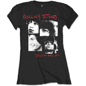 The Rolling Stones Ladies T-Shirt: Photo Exile (Black) The Rolling Stones Ladies T-Shirt: Photo Exile (Black)