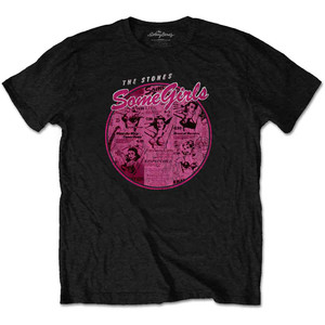 The Rolling Stones Unisex T-Shirt: Some Girls Circle V.2. (Black) The Rolling Stones Unisex T-Shirt: Some Girls Circle V.2. (Black)