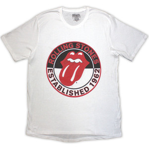 The Rolling Stones Ladies T-Shirt: Est. 1962 (White) The Rolling Stones Ladies T-Shirt: Est. 1962 (White)