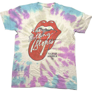The Rolling Stones Unisex T-Shirt: Tour of USA '78 (White) (Wash Collection) The Rolling Stones Unisex T-Shirt: Tour of USA '78 (White) (Wash Collection)