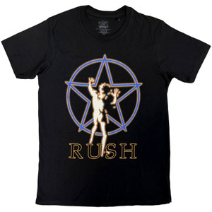 Rush Unisex T-Shirt: Starman Glow (Black) Rush Unisex T-Shirt: Starman Glow (Black)