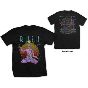 Rush Unisex T-Shirt: Snakes & Arrows Tour 2007 (Black) (Back Print) Rush Unisex T-Shirt: Snakes & Arrows Tour 2007 (Black) (Back Print)