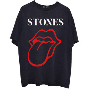 The Rolling Stones Unisex T-Shirt: Sixty Classic Vintage Tongue (Black) The Rolling Stones Unisex T-Shirt: Sixty Classic Vintage Tongue (Black)