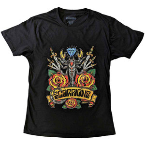 Scorpions Unisex T-Shirt: Traditional Tattoo (Black) Scorpions Unisex T-Shirt: Traditional Tattoo (Black)