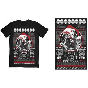 Rob Zombie Unisex T-Shirt: Bloody Santa (Black) Rob Zombie Unisex T-Shirt: Bloody Santa (Black)