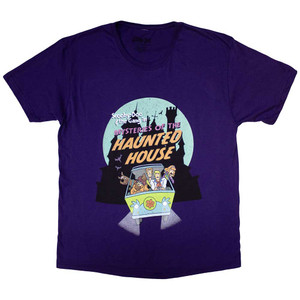 Scooby Doo Unisex T-Shirt: Haunted House (Purple) Scooby Doo Unisex T-Shirt: Haunted House (Purple)