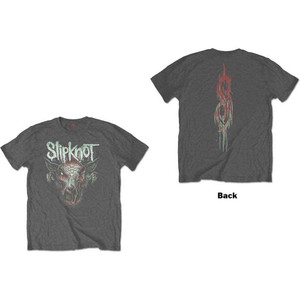 Slipknot Kids T-Shirt: Infected Goat (Charcoal Grey) (Back Print)