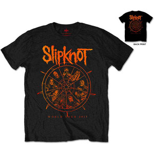 Slipknot Unisex T-Shirt: The Wheel (Black) (Back Print) Slipknot Unisex T-Shirt: The Wheel (Black) (Back Print)