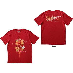 Slipknot Unisex T-Shirt: The End, So Far Tribal-S (Red) (Back Print) Slipknot Unisex T-Shirt: The End, So Far Tribal-S (Red) (Back Print)