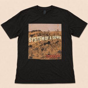 System Of A Down Unisex T-Shirt: Toxicity (Black)
