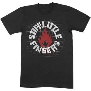 Stiff Little Fingers Unisex T-Shirt: Wall (Black) Stiff Little Fingers Unisex T-Shirt: Wall (Black)