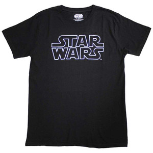 Star Wars Unisex T-Shirt: Logo (Black) Star Wars Unisex T-Shirt: Logo (Black)