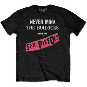 The Sex Pistols Unisex T-Shirt: Never Mind The Bollocks Original Album (Black) The Sex Pistols Unisex T-Shirt: Never Mind The Bollocks Original Album (Black)