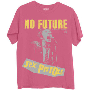 The Sex Pistols Unisex T-Shirt: No Future (Pink) The Sex Pistols Unisex T-Shirt: No Future (Pink)