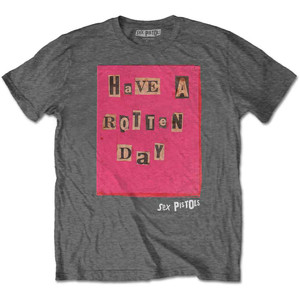 The Sex Pistols Unisex T-Shirt: Rotten Day (Charcoal Grey) The Sex Pistols Unisex T-Shirt: Rotten Day (Charcoal Grey)