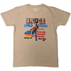 Bruce Springsteen Unisex T-Shirt: Born in The USA '85 (Sand) Bruce Springsteen Unisex T-Shirt: Born in The USA '85 (Sand)