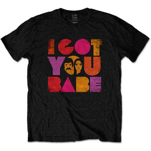 Sonny & Cher Unisex T-Shirt: I Got You Babe (Black) Sonny & Cher Unisex T-Shirt: I Got You Babe (Black)