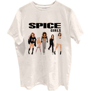 The Spice Girls Unisex T-Shirt: Photo Poses (White) The Spice Girls Unisex T-Shirt: Photo Poses (White)