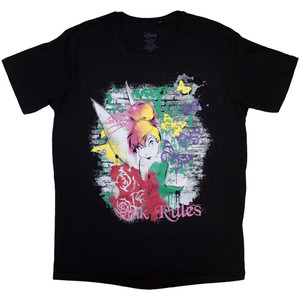 Tinker Bell Unisex T-Shirt: Tink Rules (Black) Tinker Bell Unisex T-Shirt: Tink Rules (Black)