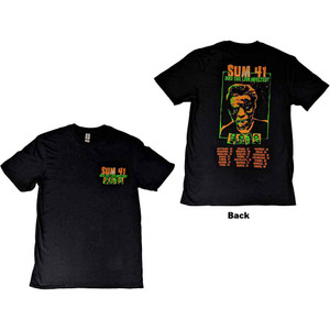 Sum 41 Unisex T-Shirt: Does This Look Infected? European Tour 2022 (Black) (Back Print & Ex-Tour) (Small) Sum 41 Unisex T-Shirt: Does This Look Infected? European Tour 2022 (Black) (Back Print & Ex-Tour) (Small)