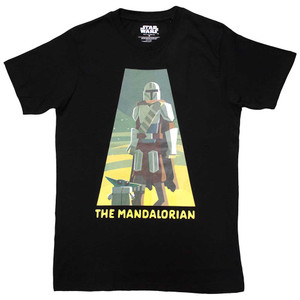 Star Wars Unisex T-Shirt: The Mandalorian Spotlight (Black) Star Wars Unisex T-Shirt: The Mandalorian Spotlight (Black)