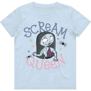 The Nightmare Before Christmas Kids Girls T-Shirt: Scream Queen (Light Blue) The Nightmare Before Christmas Kids Girls T-Shirt: Scream Queen (Light Blue)