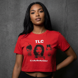 TLC Unisex Crop Top: CrazySexyCool (Red)